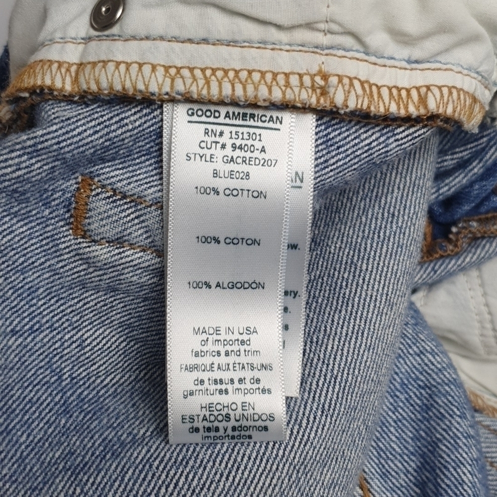 Good American Good Cuts High Waist Boyfriend Jeans - Picture 7 of 12
